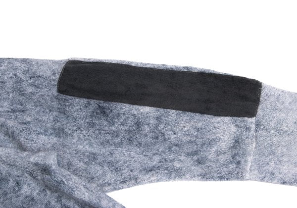 Yohji Yamamoto POUR HOMME 13SS Spec Dye Sweater Blue Size 3