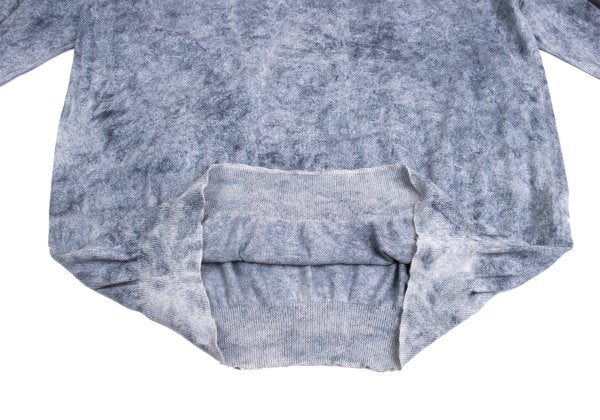 Yohji Yamamoto POUR HOMME 13SS Spec Dye Sweater Blue Size 3
