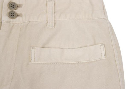 Plantation Garment Dyed Chino Pants Light Beige Size S