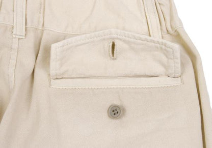 Plantation Garment Dyed Chino Pants Light Beige Size S