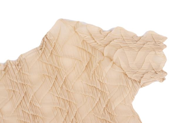 ISSEY MIYAKE WHITE LABEL Vertical Pleat T-Shirt Pink Size 3