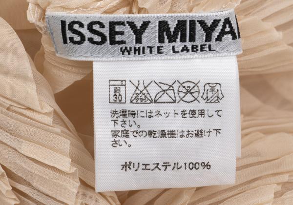 ISSEY MIYAKE WHITE LABEL Vertical Pleat T-Shirt Pink Size 3
