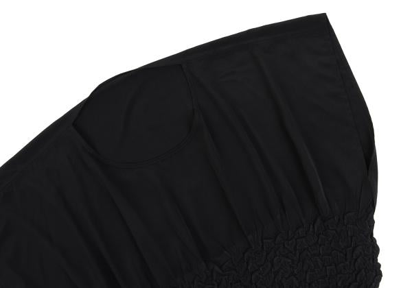 ISSEY MIYAKE Polyester Mixed Pleat Blouse Black Size 2
