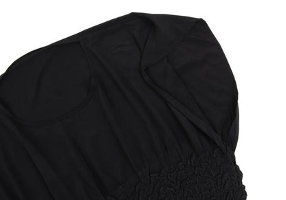 ISSEY MIYAKE Polyester Mixed Pleat Blouse Black Size 2