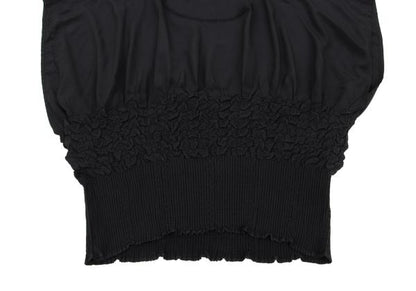 ISSEY MIYAKE Polyester Mixed Pleat Blouse Black Size 2