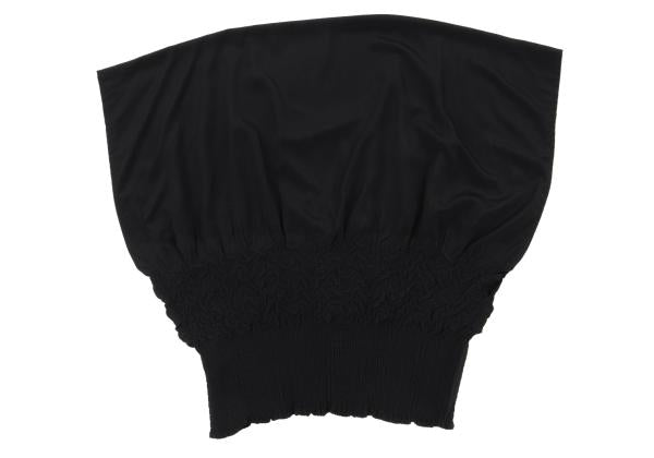 ISSEY MIYAKE Polyester Mixed Pleat Blouse Black Size 2