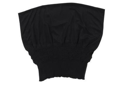 ISSEY MIYAKE Polyester Mixed Pleat Blouse Black Size 2