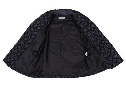 ISSEY MIYAKE 09AW Embroidered Quilted Jacket Purple Size 2