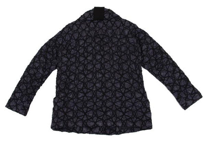 ISSEY MIYAKE 09AW Embroidered Quilted Jacket Purple Size 2