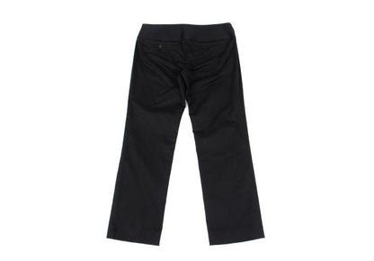 ISSEY MIYAKE Cotton Stretch Straight Pants Black Size 2