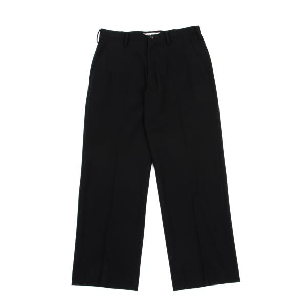 ISSEY MIYAKE Wool Stretch Center Press Pants Black Size 2