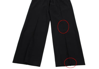 ISSEY MIYAKE Wool Stretch Center Press Pants Black Size 2