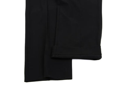 ISSEY MIYAKE Wool Stretch Center Press Pants Black Size 2