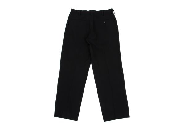 ISSEY MIYAKE Wool Stretch Center Press Pants Black Size 2
