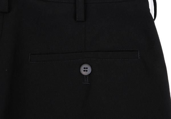 ISSEY MIYAKE Wool Stretch Center Press Pants Black Size 2