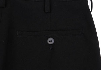 ISSEY MIYAKE Wool Stretch Center Press Pants Black Size 2