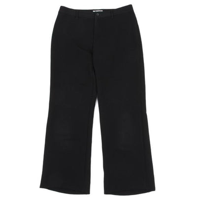 ISSEY MIYAKE FETE Poly Straight Pants Black Size 2