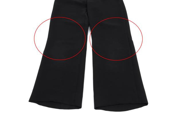 ISSEY MIYAKE FETE Poly Straight Pants Black Size 2