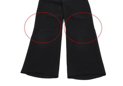 ISSEY MIYAKE FETE Poly Straight Pants Black Size 2