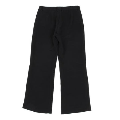 ISSEY MIYAKE FETE Poly Straight Pants Black Size 2