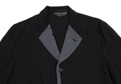 COMME des GARCONS HOMME PLUS Tweed Panel Blazer Black Size M