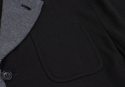 COMME des GARCONS HOMME PLUS Tweed Panel Blazer Black Size M