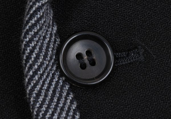COMME des GARCONS HOMME PLUS Tweed Panel Blazer Black Size M