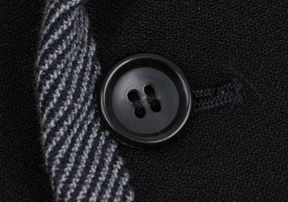 COMME des GARCONS HOMME PLUS Tweed Panel Blazer Black Size M