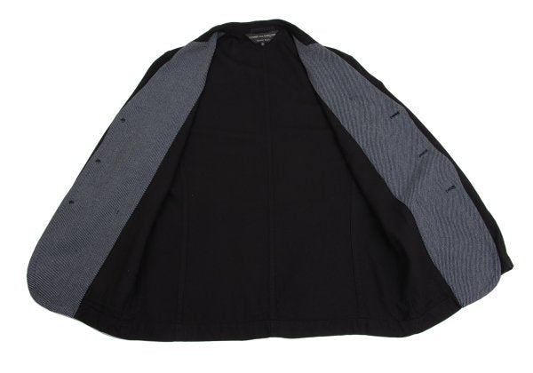 COMME des GARCONS HOMME PLUS Tweed Panel Blazer Black Size M
