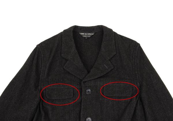 COMME des GARCONS HOMME PLUS Gather Jacket Charcoal Size L