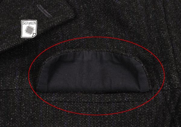 COMME des GARCONS HOMME PLUS Gather Jacket Charcoal Size L