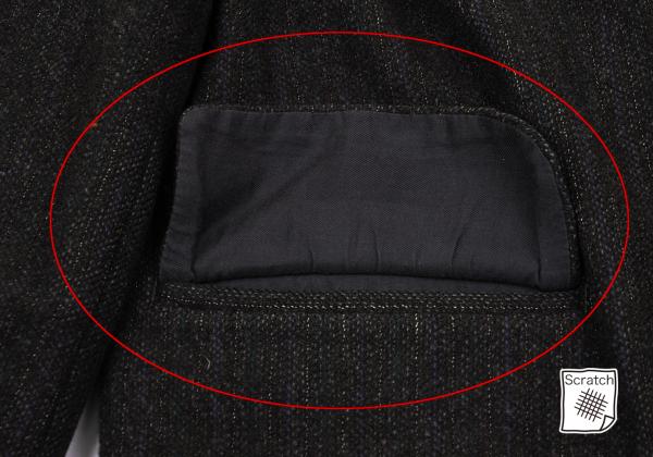 COMME des GARCONS HOMME PLUS Gather Jacket Charcoal Size L