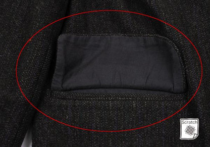 COMME des GARCONS HOMME PLUS Gather Jacket Charcoal Size L