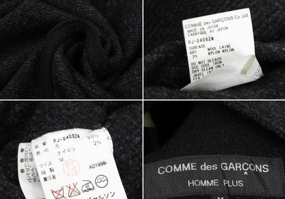 COMME des GARCONS HOMME PLUS Tweed Jacket Charcoal Size M