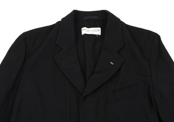 robe de chambre CDG Wool Gabardine Jacket Black Size M