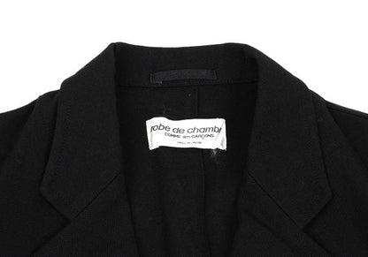 robe de chambre CDG Wool Gabardine Jacket Black Size M