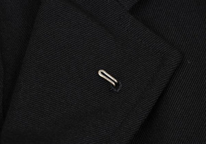 robe de chambre CDG Wool Gabardine Jacket Black Size M
