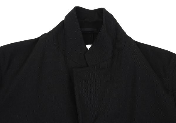 robe de chambre CDG Wool Gabardine Jacket Black Size M