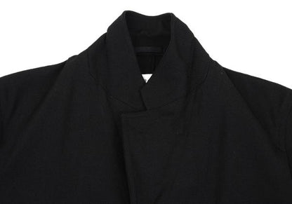 robe de chambre CDG Wool Gabardine Jacket Black Size M
