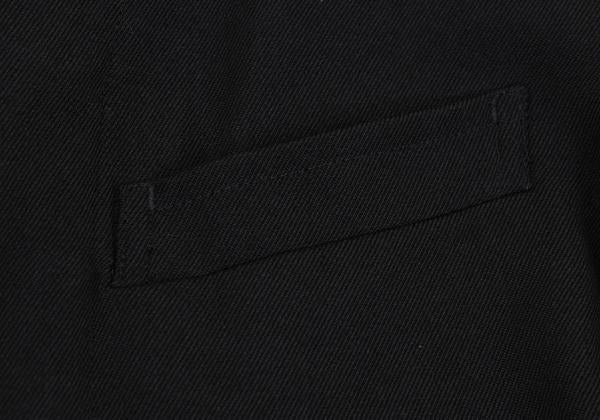 robe de chambre CDG Wool Gabardine Jacket Black Size M