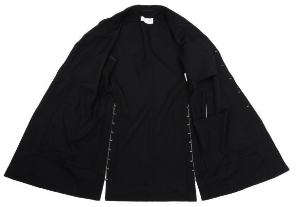 robe de chambre CDG Wool Gabardine Jacket Black Size M