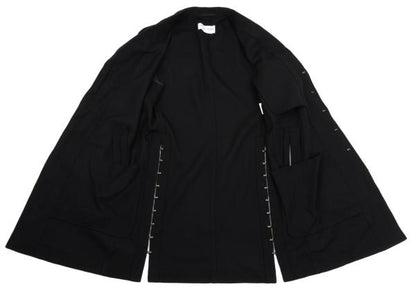 robe de chambre CDG Wool Gabardine Jacket Black Size M