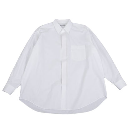 COMME des GARCONS HOMME Velour Placket Shirt White Size M