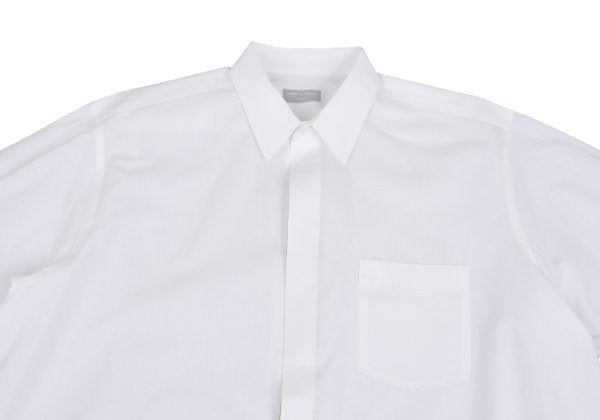 COMME des GARCONS HOMME Velour Placket Shirt White Size M