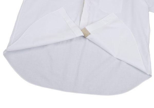 COMME des GARCONS HOMME Velour Placket Shirt White Size M