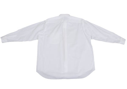 COMME des GARCONS HOMME Velour Placket Shirt White Size M