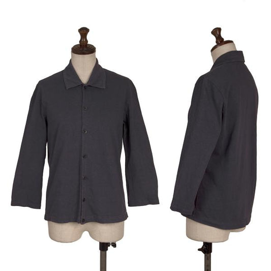 45rpm Cotton 3/4 Sleeve Button-Up Shirt Navy Size 2