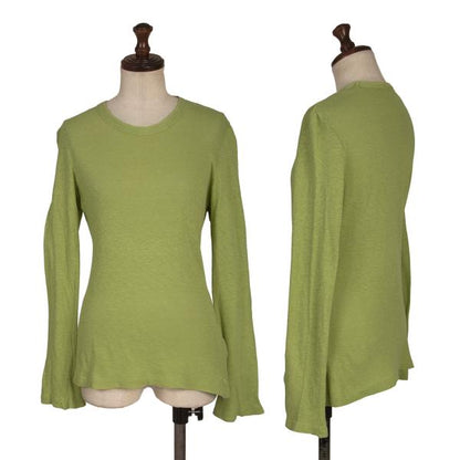 45rpm R by Cotton Cut & Sew L/S Tee Lime Green Size 2