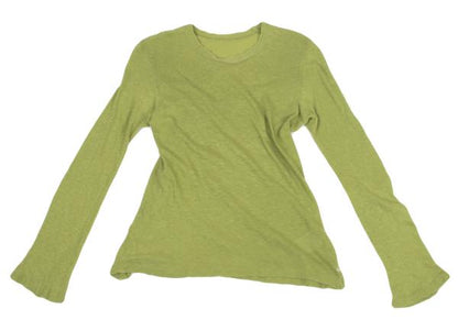 45rpm R by Cotton Cut & Sew L/S Tee Lime Green Size 2