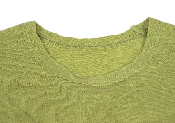45rpm R by Cotton Cut & Sew L/S Tee Lime Green Size 2